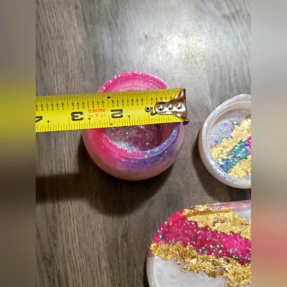 Geode tray and matching jar - Picture 6 of 6